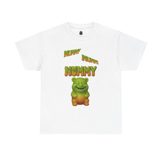 Nummy Gummy Tee — Cute Green Gummy Bear Graphic T-Shirt