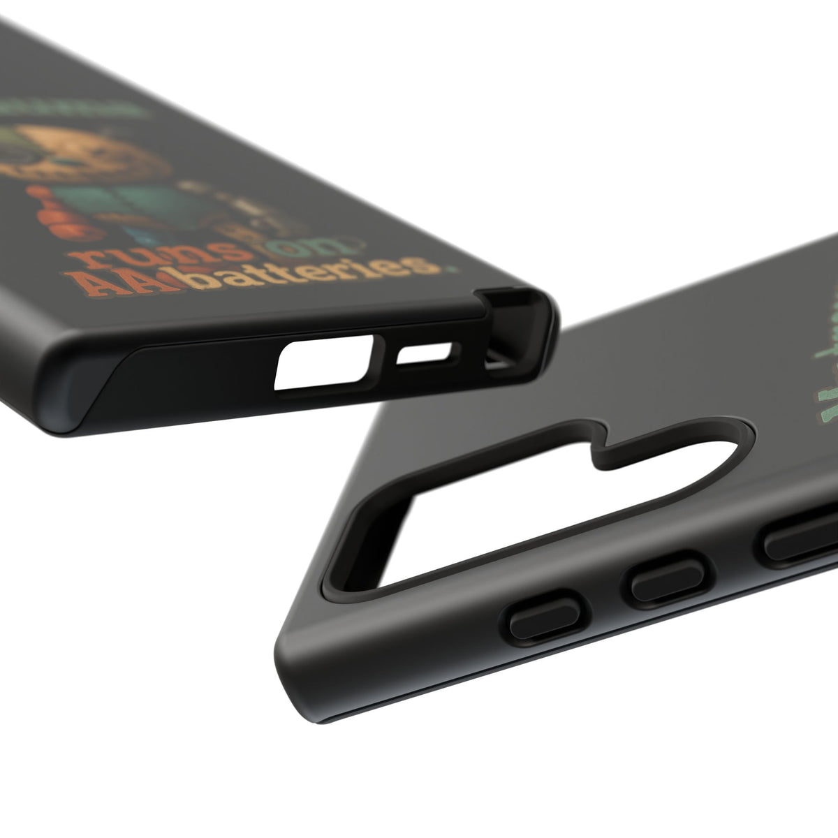 Phone Case — 'My Trauma Runs on AA Batteries' Creepy Voodoo Teddy Protective Cover