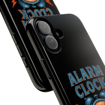 Phone Case — "Alarm Clock" Retro Screaming Clock Protective Cover