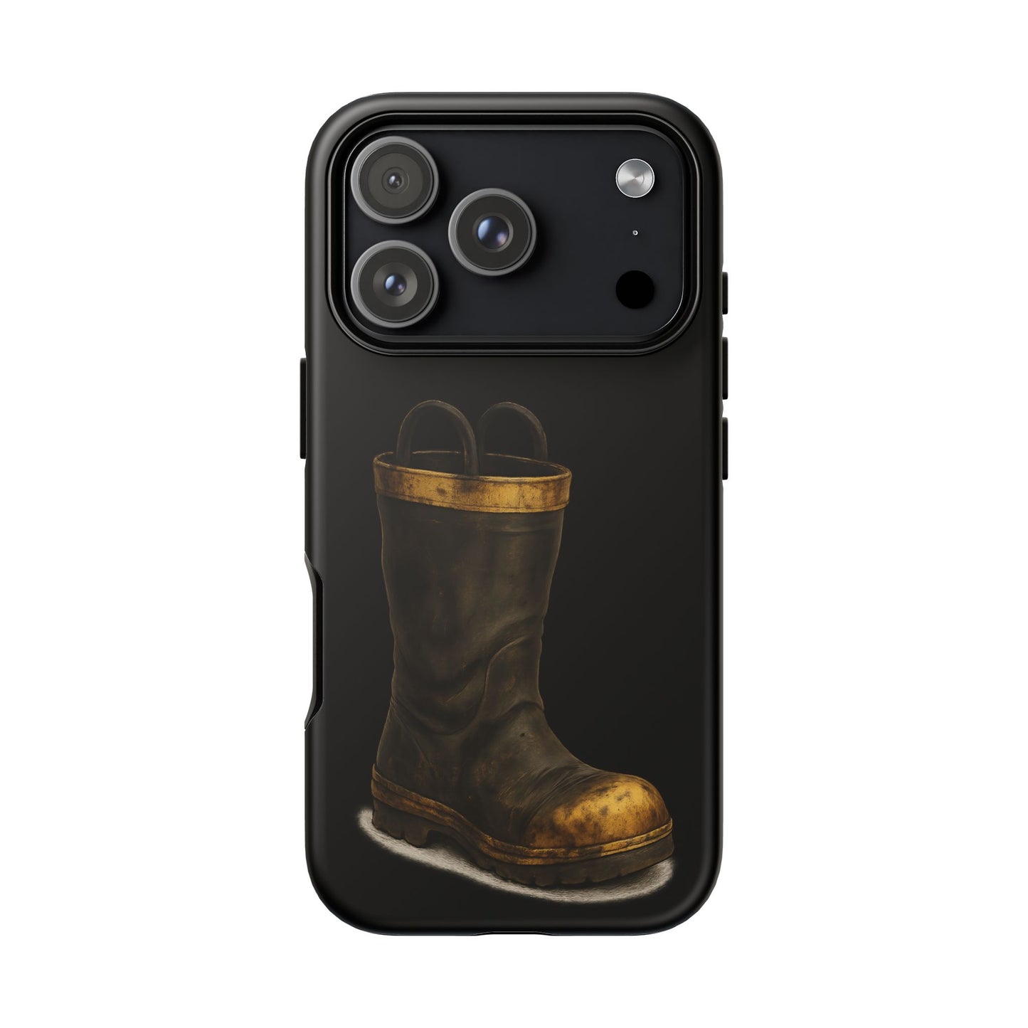 Vintage Fire Boot Phone Case — Rugged Protective iPhone Cover