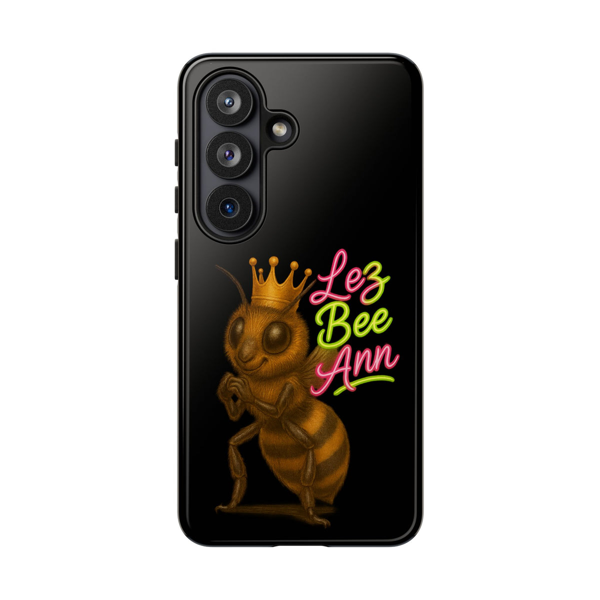 Phone Case — 'Lez Bee Ann' Queen Bee Tough Protective Cover