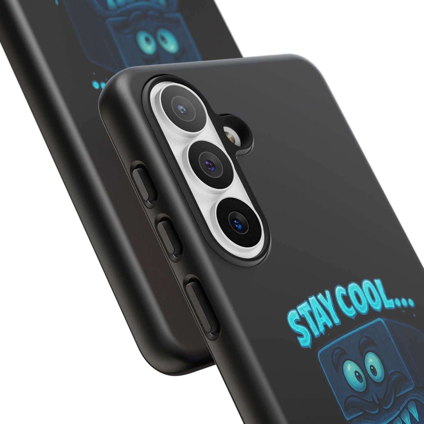 Stay Cool... Or Else. Phone Case — Neon Monster Protective iPhone Cover