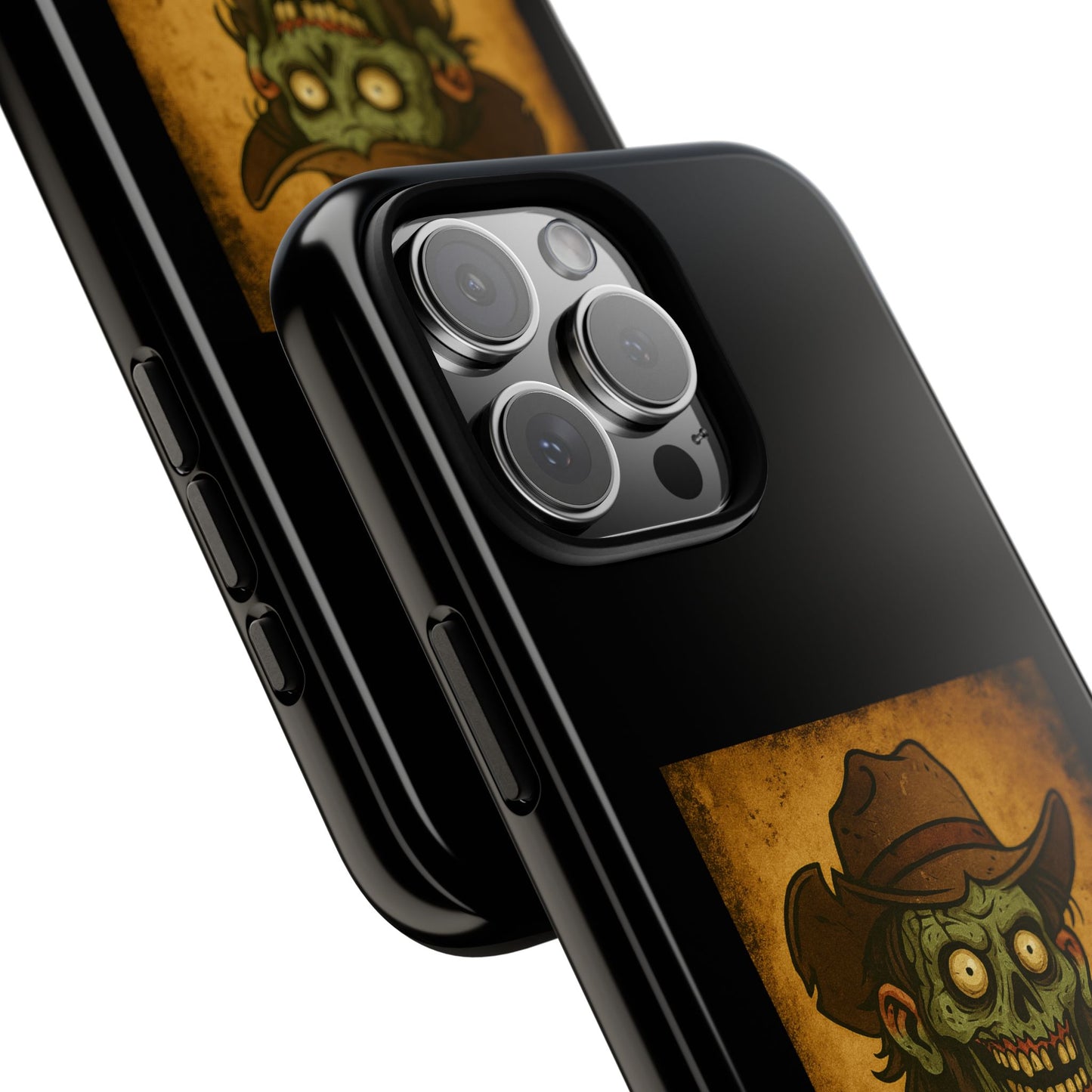 Zombie Cowboy Phone Case — "Ain't No Grave Gonna Hold This Yeehaw" Protective iPhone Cover