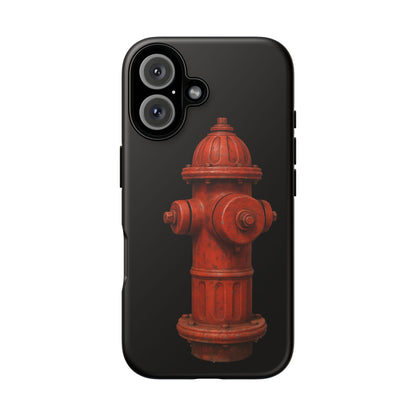 Red Fire Hydrant Phone Case — Tough Protective iPhone Cover