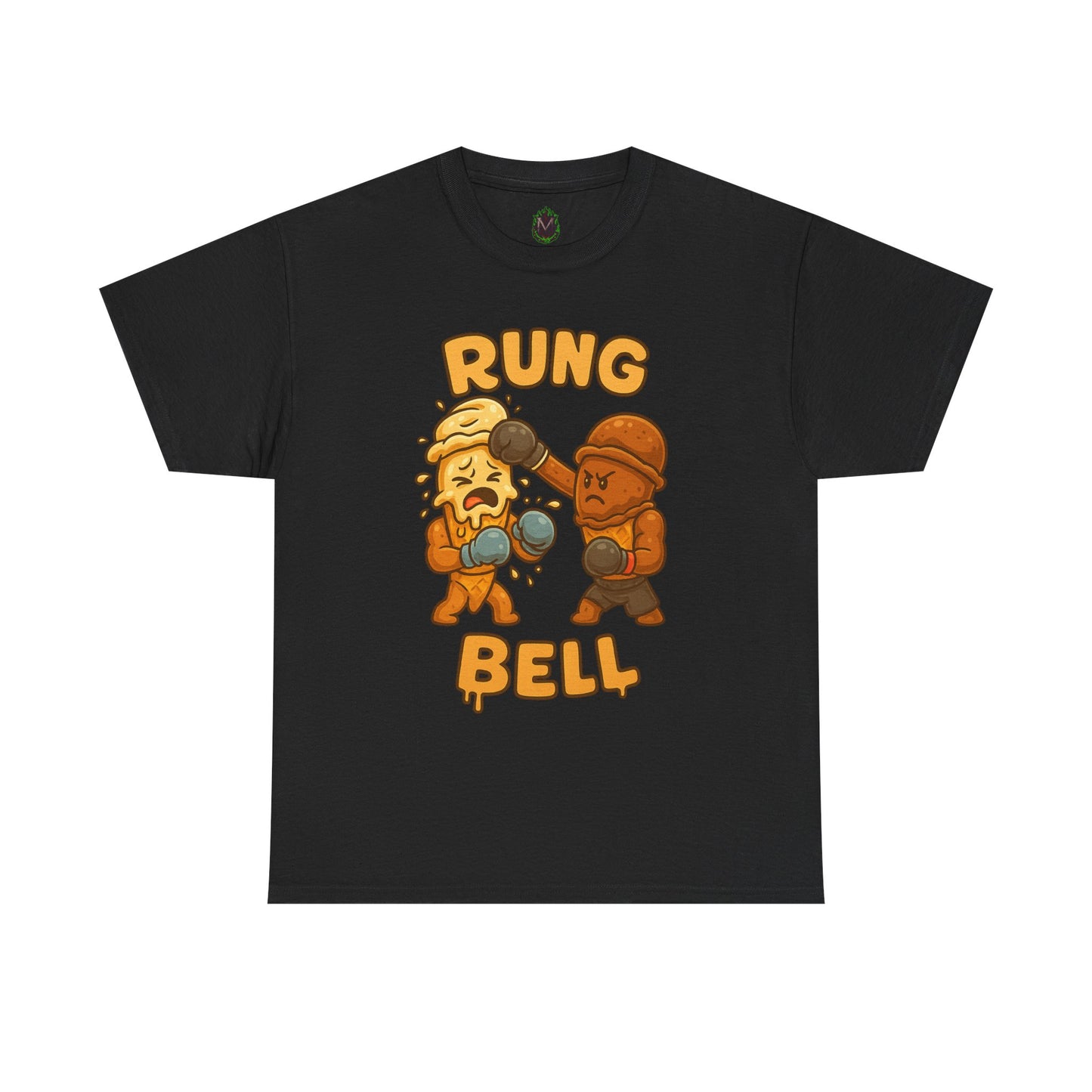 Rung Bell boxing donut tee | Funny food fight shirt