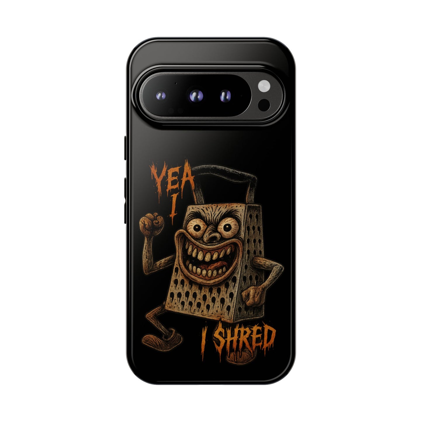 Phone Case — Funny Grater Character 'Yea I Shred' Protective iPhone Cover