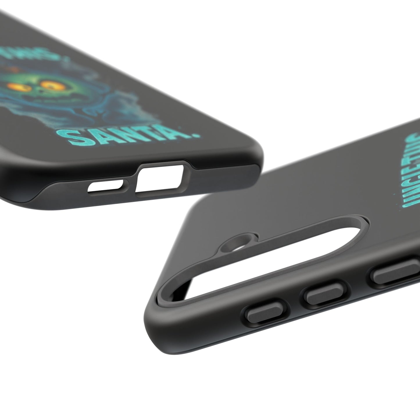Phone Case - 'Jingle This, Santa' Spooky Holiday Protective Case