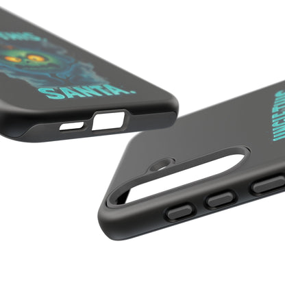 Phone Case - 'Jingle This, Santa' Spooky Holiday Protective Case