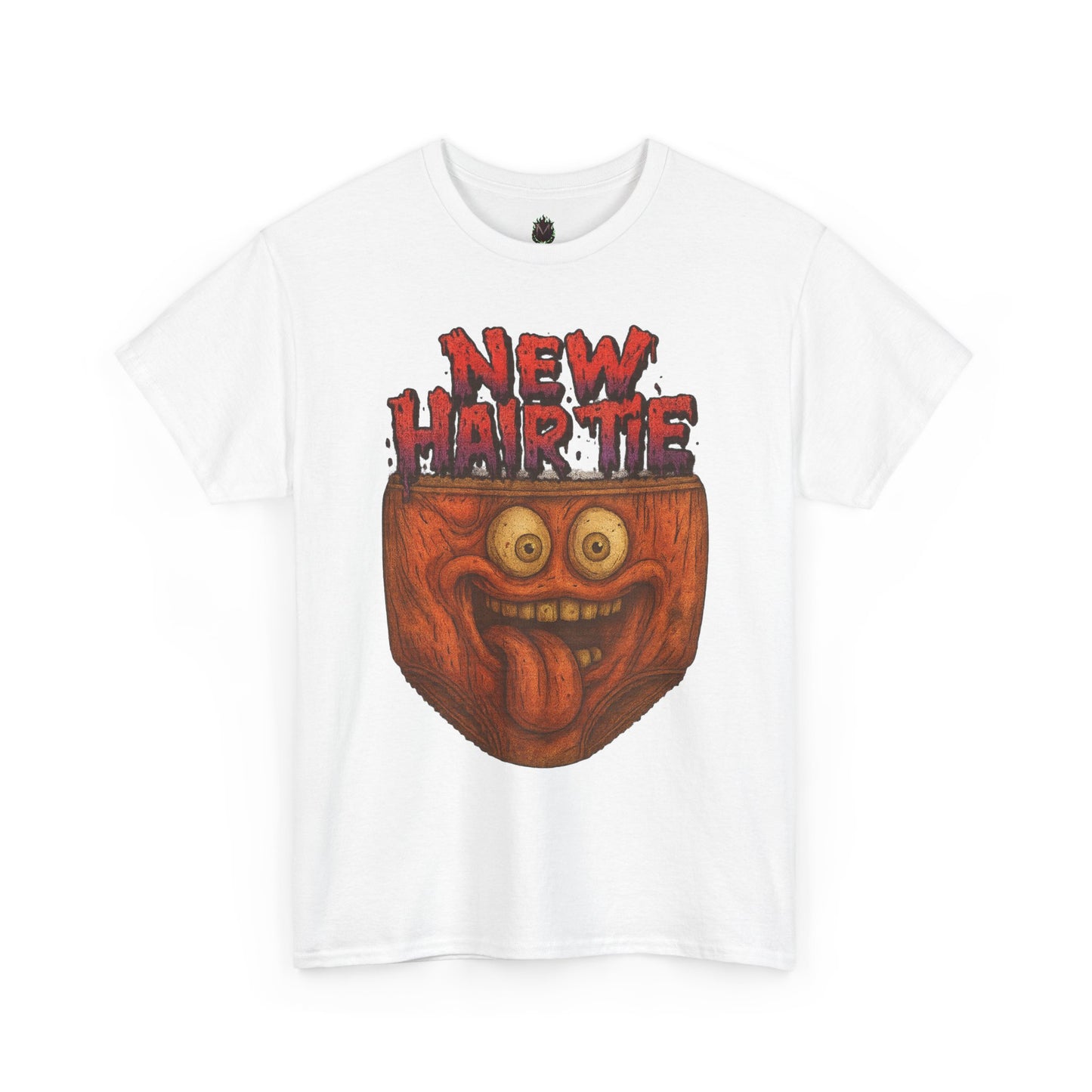 New Hair Tie – Crazy Underwear Face T-Shirt