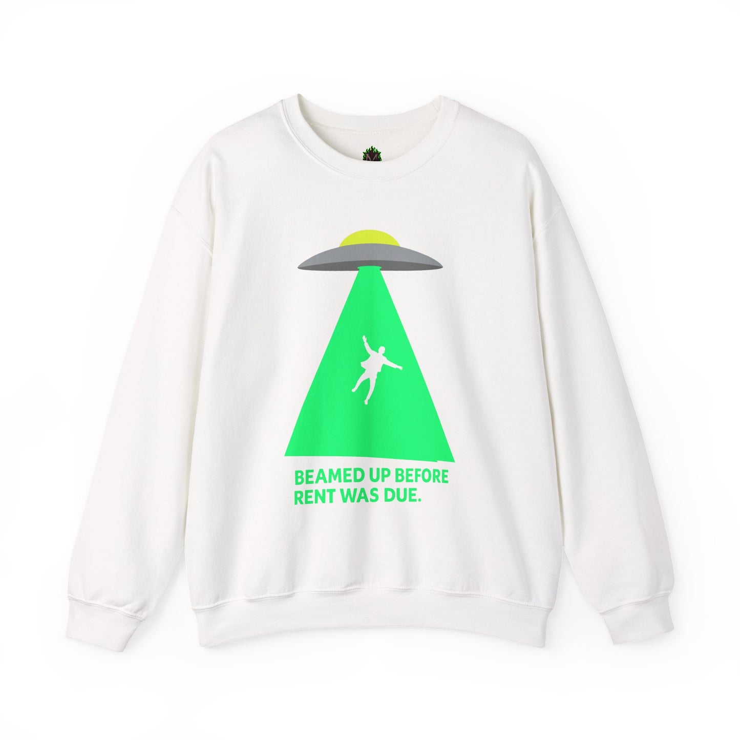 Beamed Up Rent-Dodger Crewneck Sweatshirt