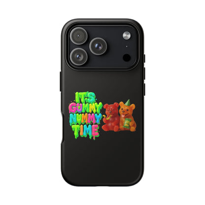 Phone Case — "It's Gummy Nummy Time" Colorful Gummy Bear Protective Case