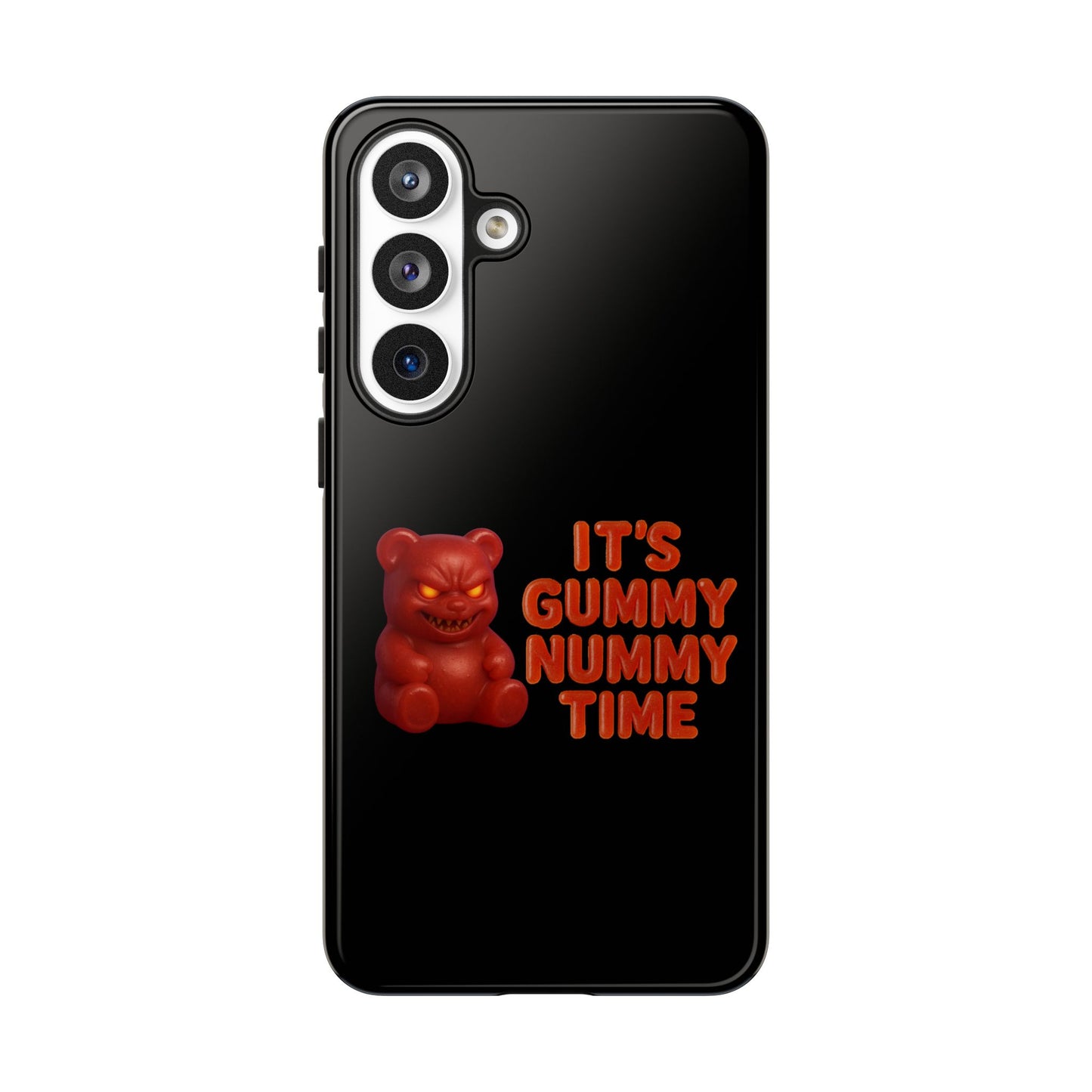 Phone Case — "It's Gummy Nummy Time" Red Gummy Bear Protective Case