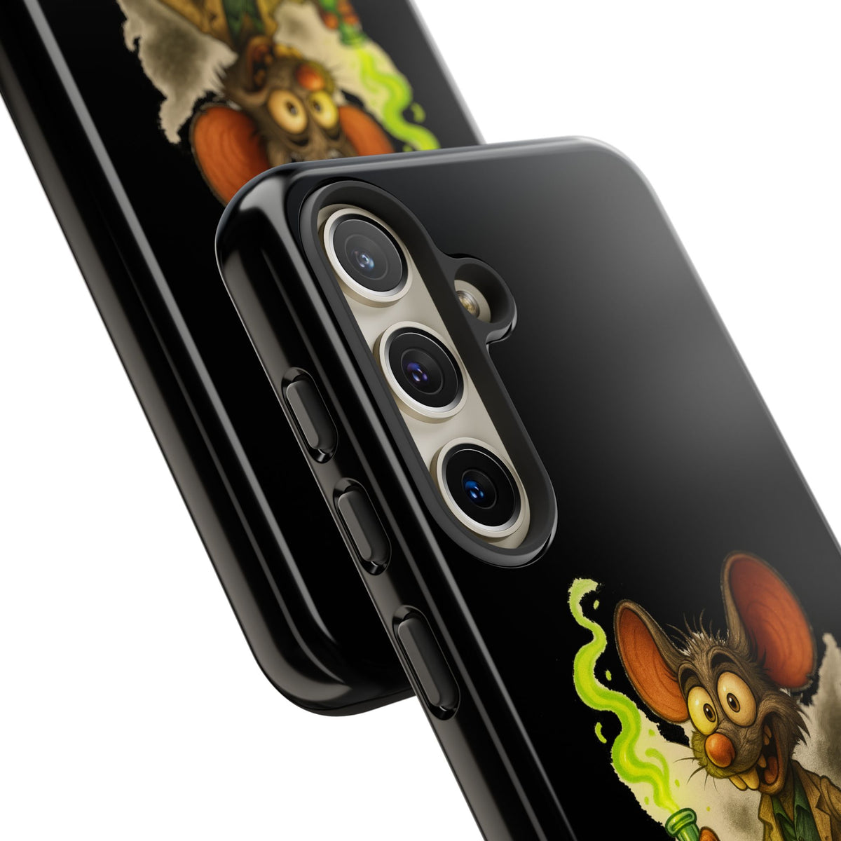 Phone Case — Funny Cartoon Rat "Oops That Wasn't Cheese" Protective Cover
