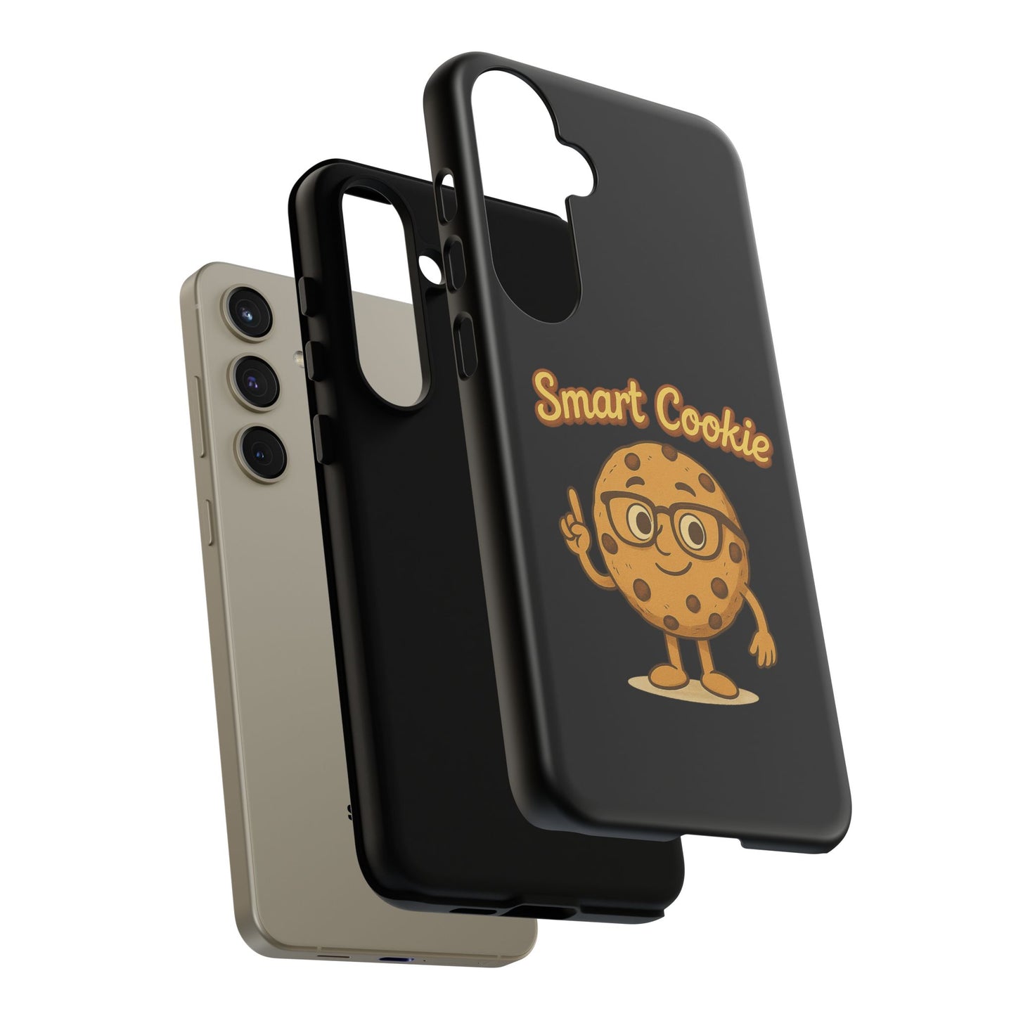 Phone Case — "Smart Cookie" Cute Cartoon Cookie Protective Cover