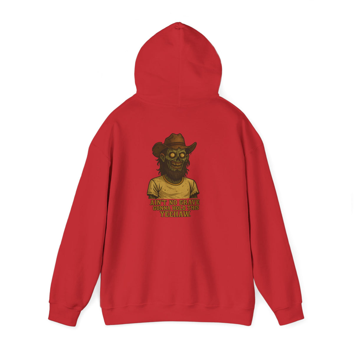 Hoodie - 'Ain't No Grave Could Hold This' Haunted Monster Graphic Pullover