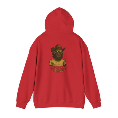 Hoodie - 'Ain't No Grave Could Hold This' Haunted Monster Graphic Pullover
