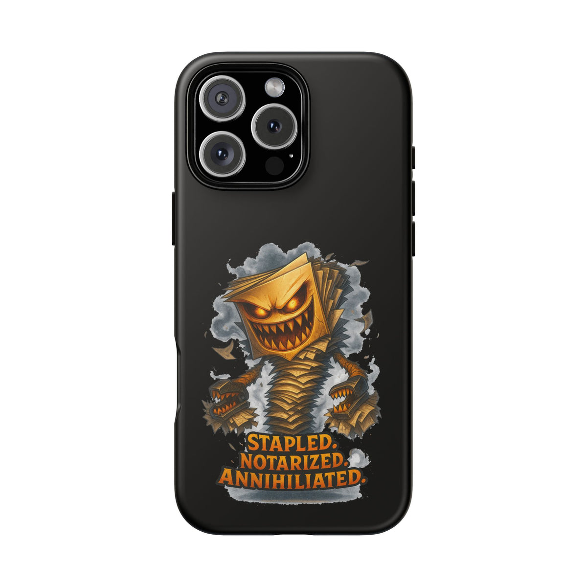 Phone Case — Stapled, Notarized, Annihilated Lightning-Fast Protective Case