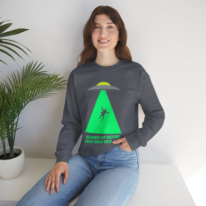 Beamed Up Rent-Dodger Crewneck Sweatshirt
