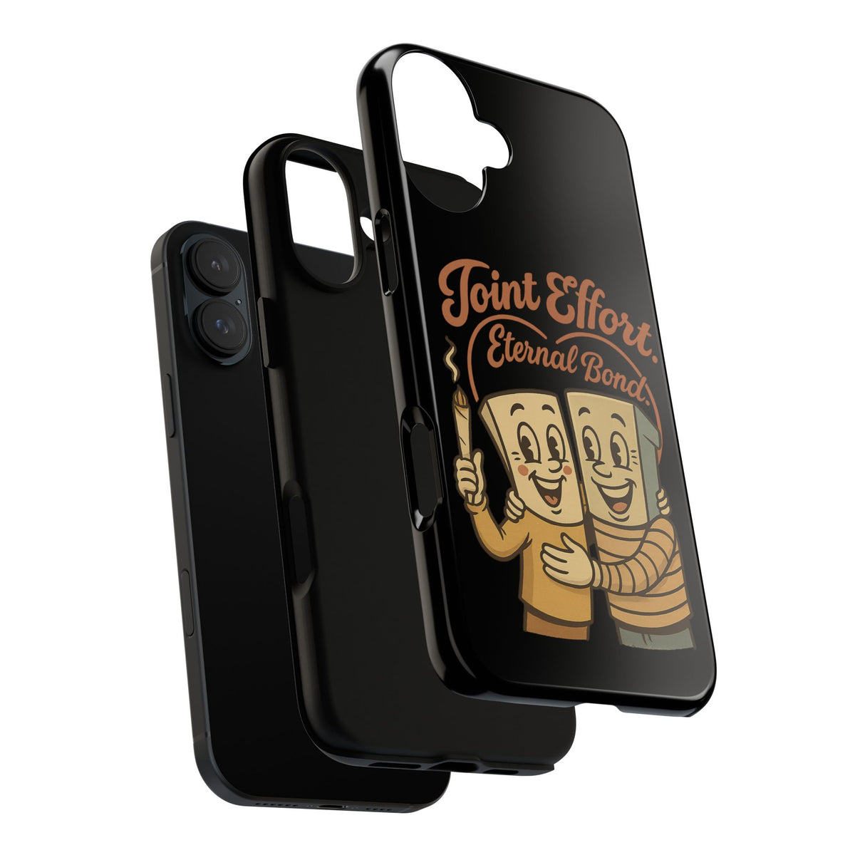 Phone Case — "Joint Effort Eternal Bond" Retro Cannabis Matchstick Design