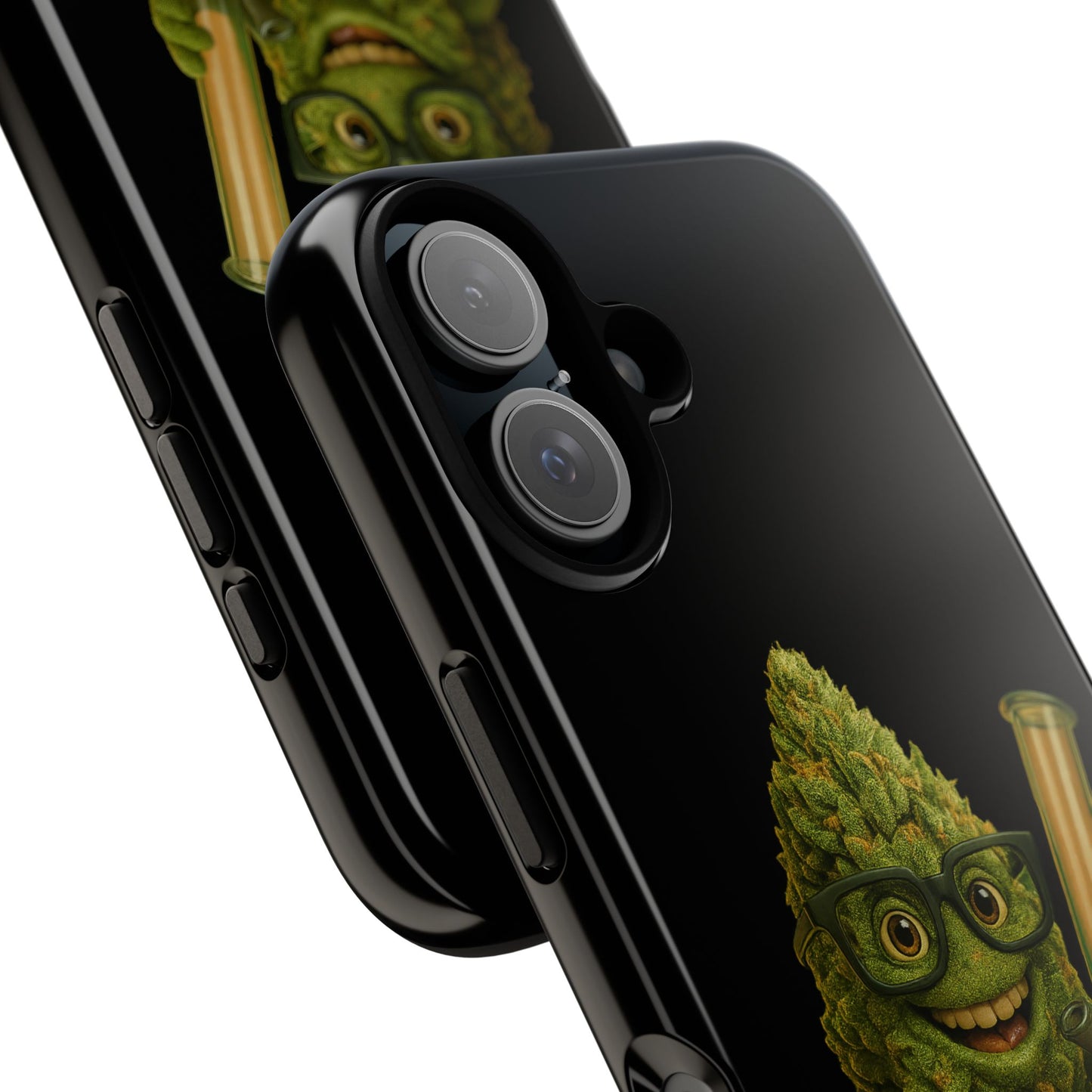 Phone Case — "Educated. Medicated. Elevated." Cute Bud Scientist Design