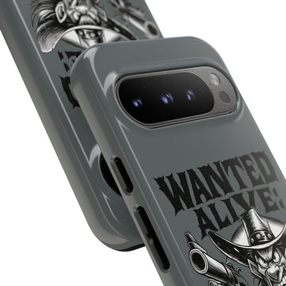 Phone Case — "Wanted Alive!" Cowboy Chewin' Tobacco Graphic