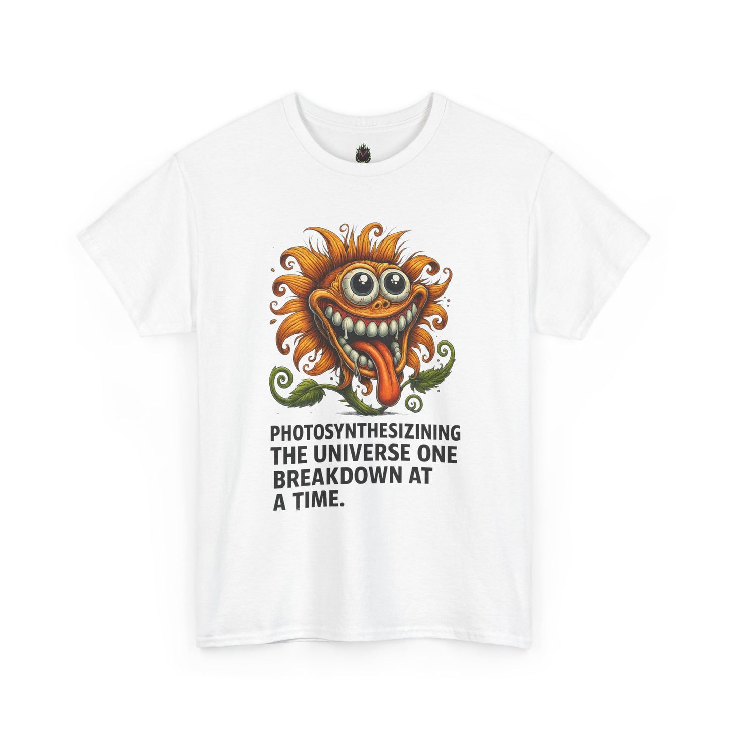Photosynthesizining the Universe – Funny Sunflower Breakdown T-Shirt