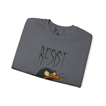Resist – Angry Penguin Crewneck Sweatshirt