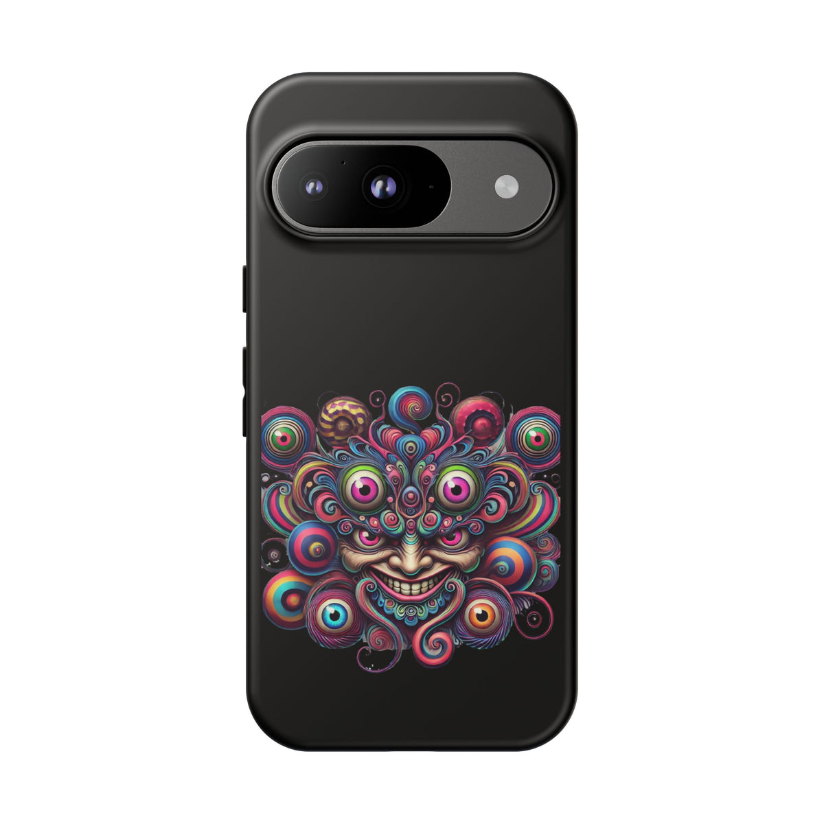 Psychedelic Smiling Eye Cluster Phone Case