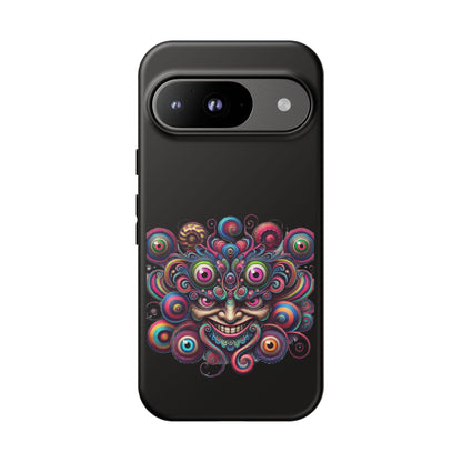 Psychedelic Smiling Eye Cluster Phone Case