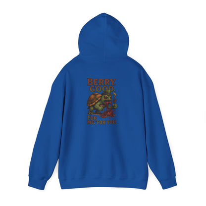 Turtle Graphic Hoodie — "Bein' Good For Me, For You" Retro Nature Sweatshirt