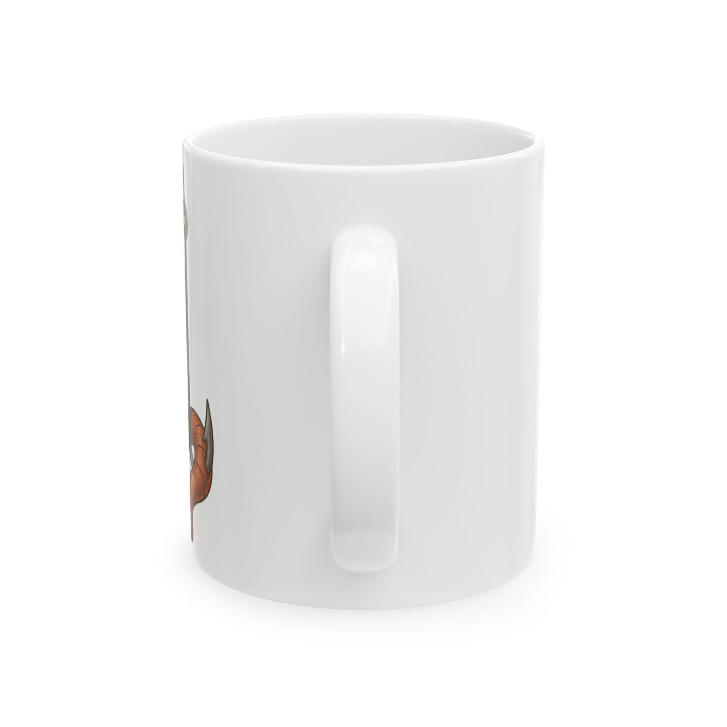 Fox Illustration Ceramic Mug – Cute Worm Coffee Tea Cup (11oz & 15oz)