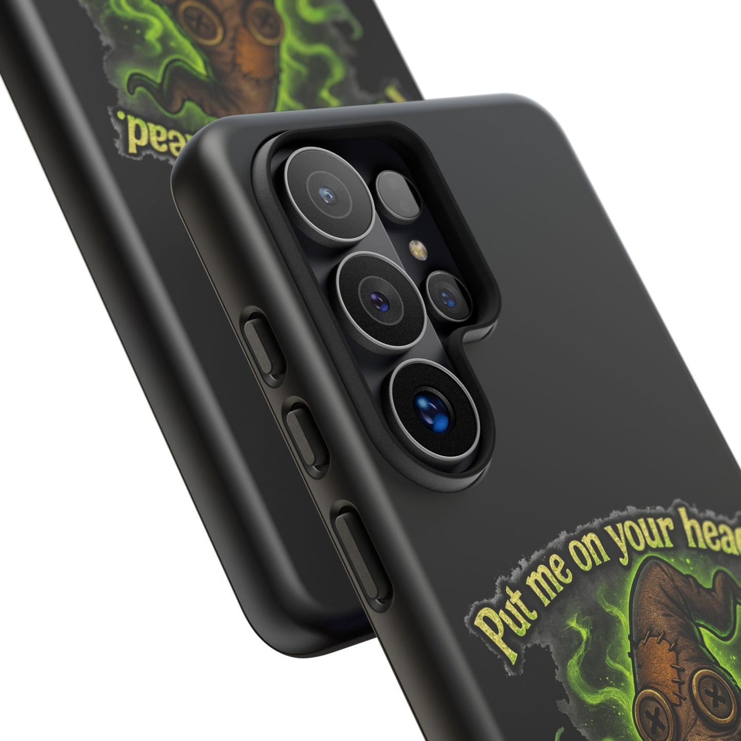 Phone Case — 'Put Me On Your Head, I Double Dare You' Witch Hat Horror Design