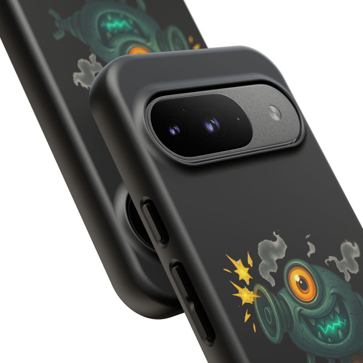 Phone Case — Cute Zombie Blaster Design with "I See You... And Now You're Toast"