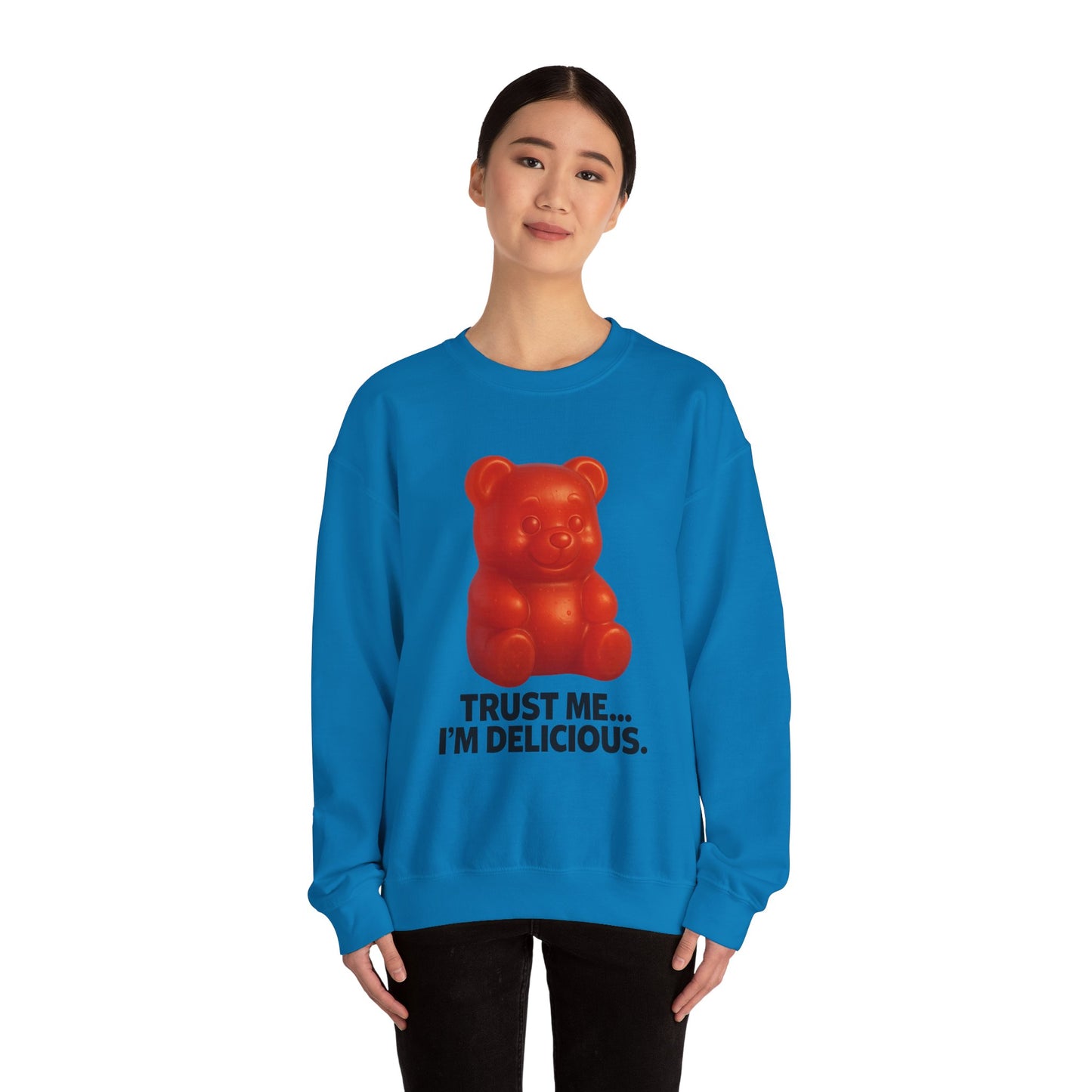 Trust Me I'm Delicious Gummy Bear Crewneck
