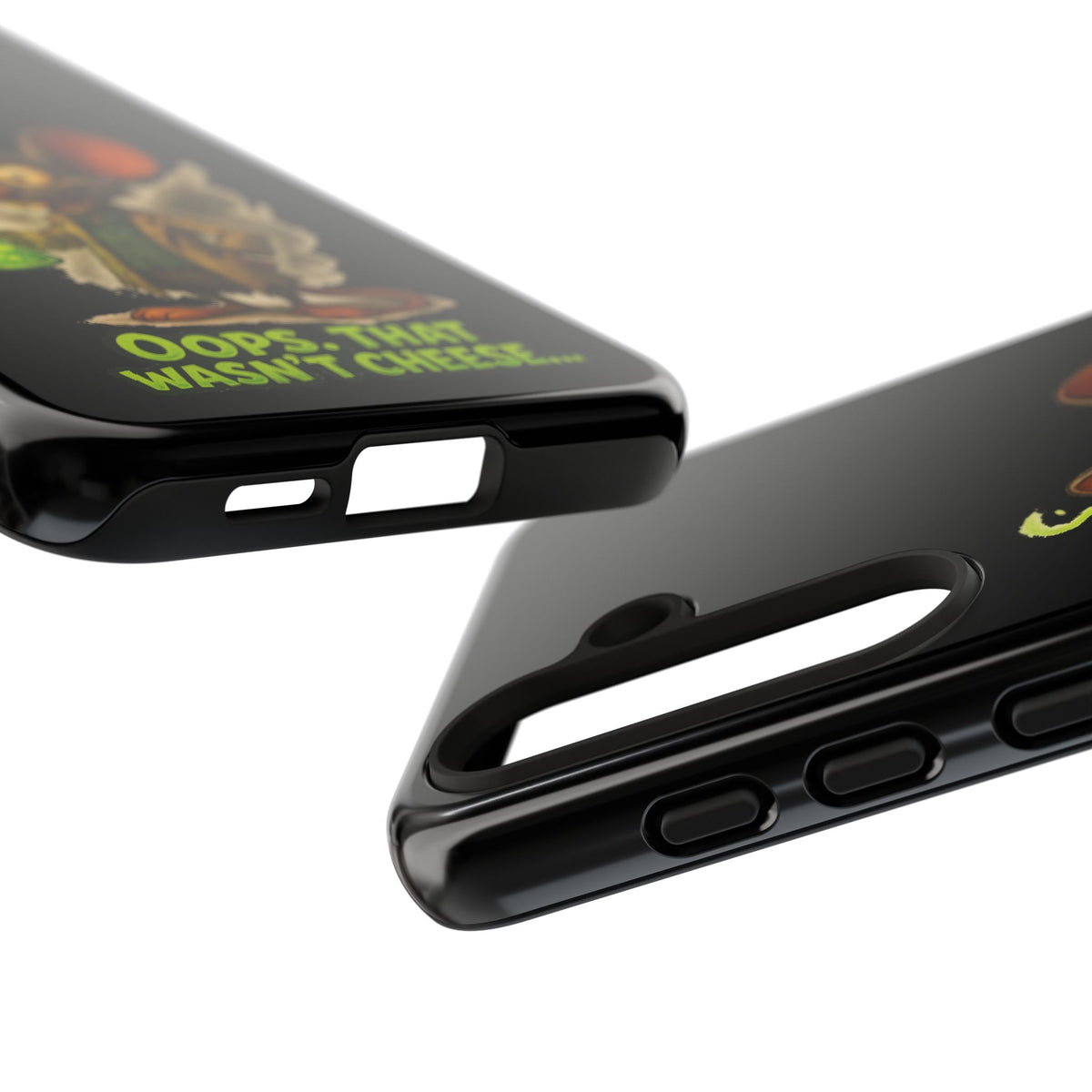 Phone Case — Funny Cartoon Rat "Oops That Wasn't Cheese" Protective Cover