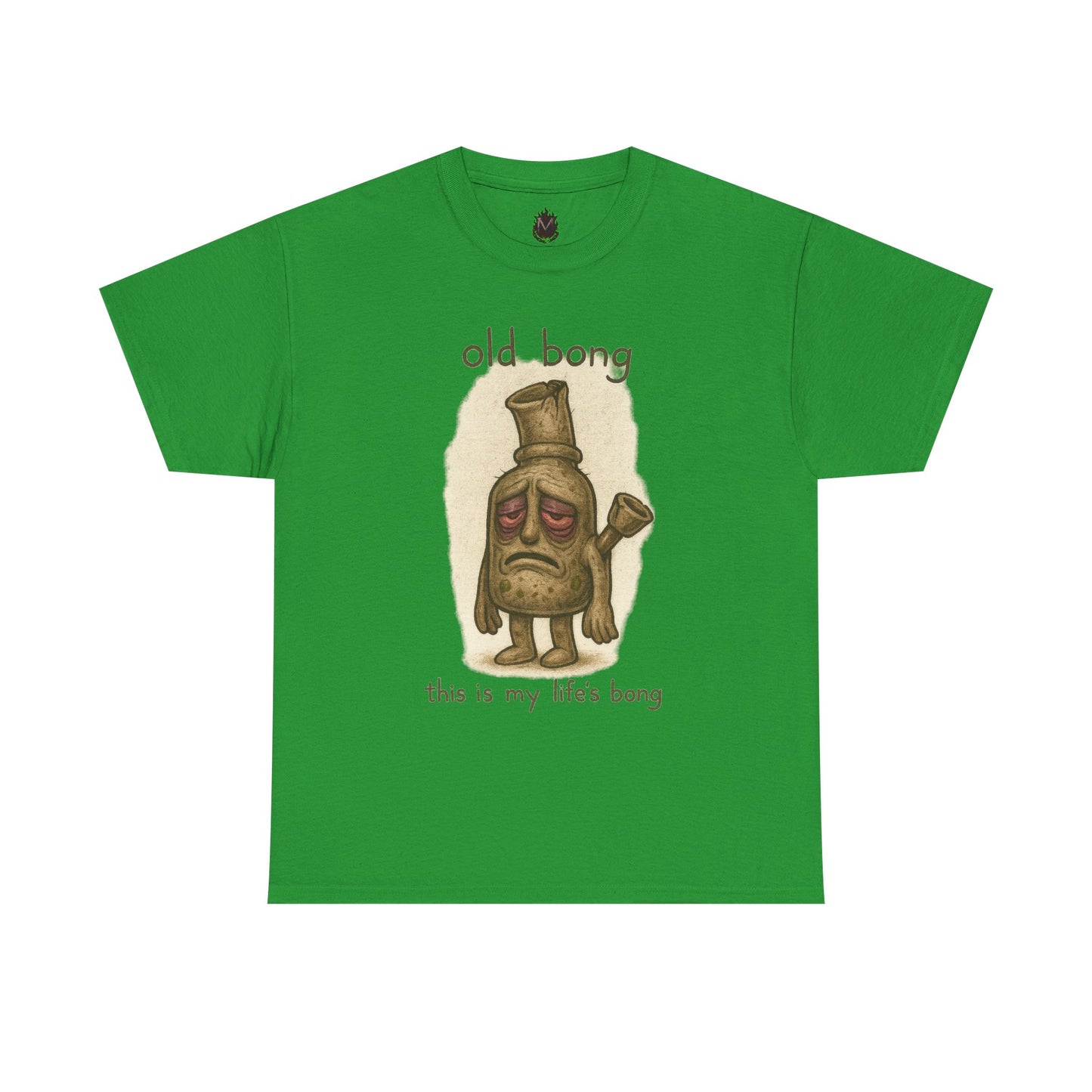 Old Bong illustration T-Shirt | 'this is my life's bong' humorous art
