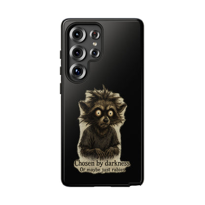 Phone Case — "Chosen by Darkness (Or Maybe Just Rabies)" Cute Creepy Lemur Design