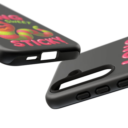 Phone Case — "Long Sweet Sticky" Cute Candy Snake Protective Case