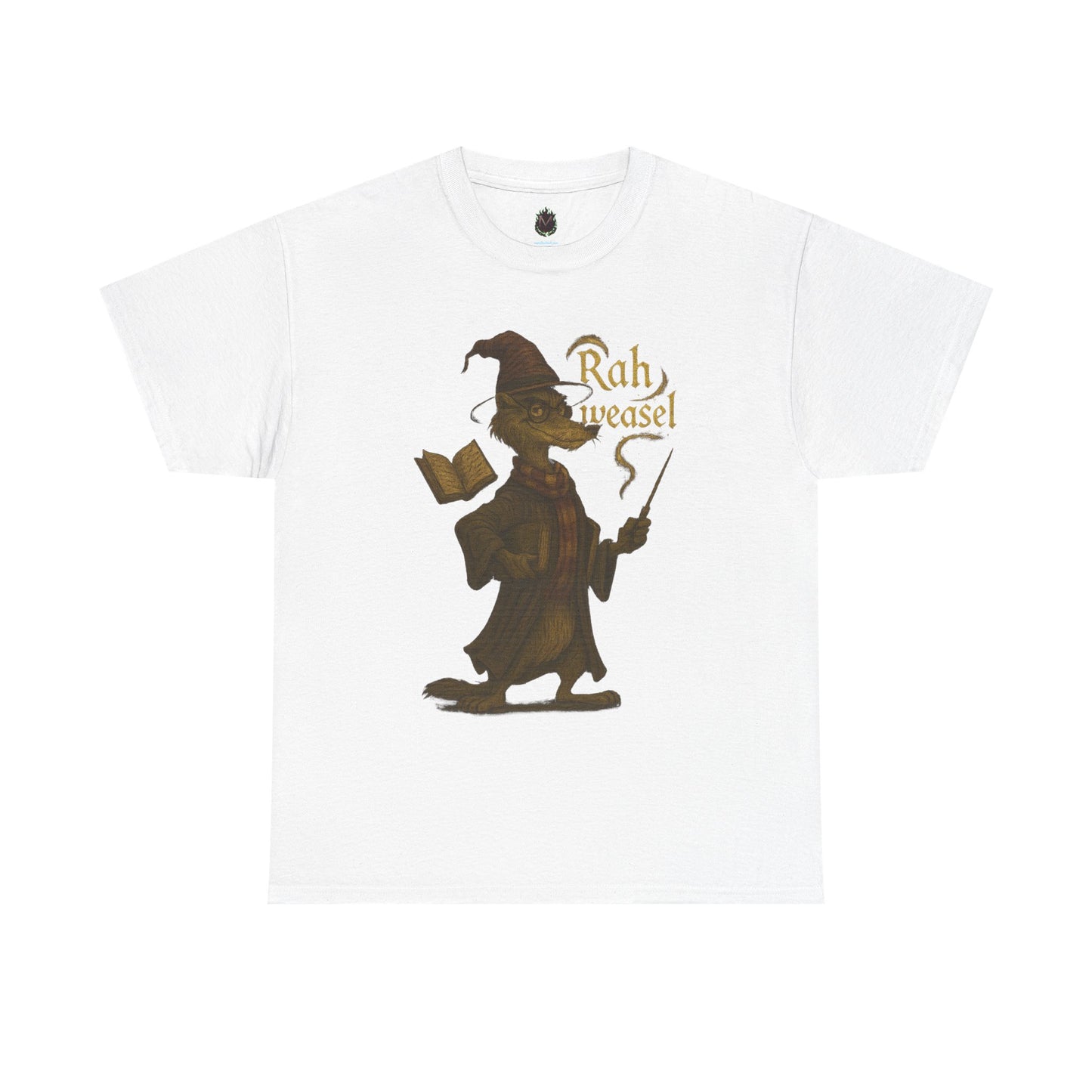 Rah Weasel – Vintage Wizard Parody Tee