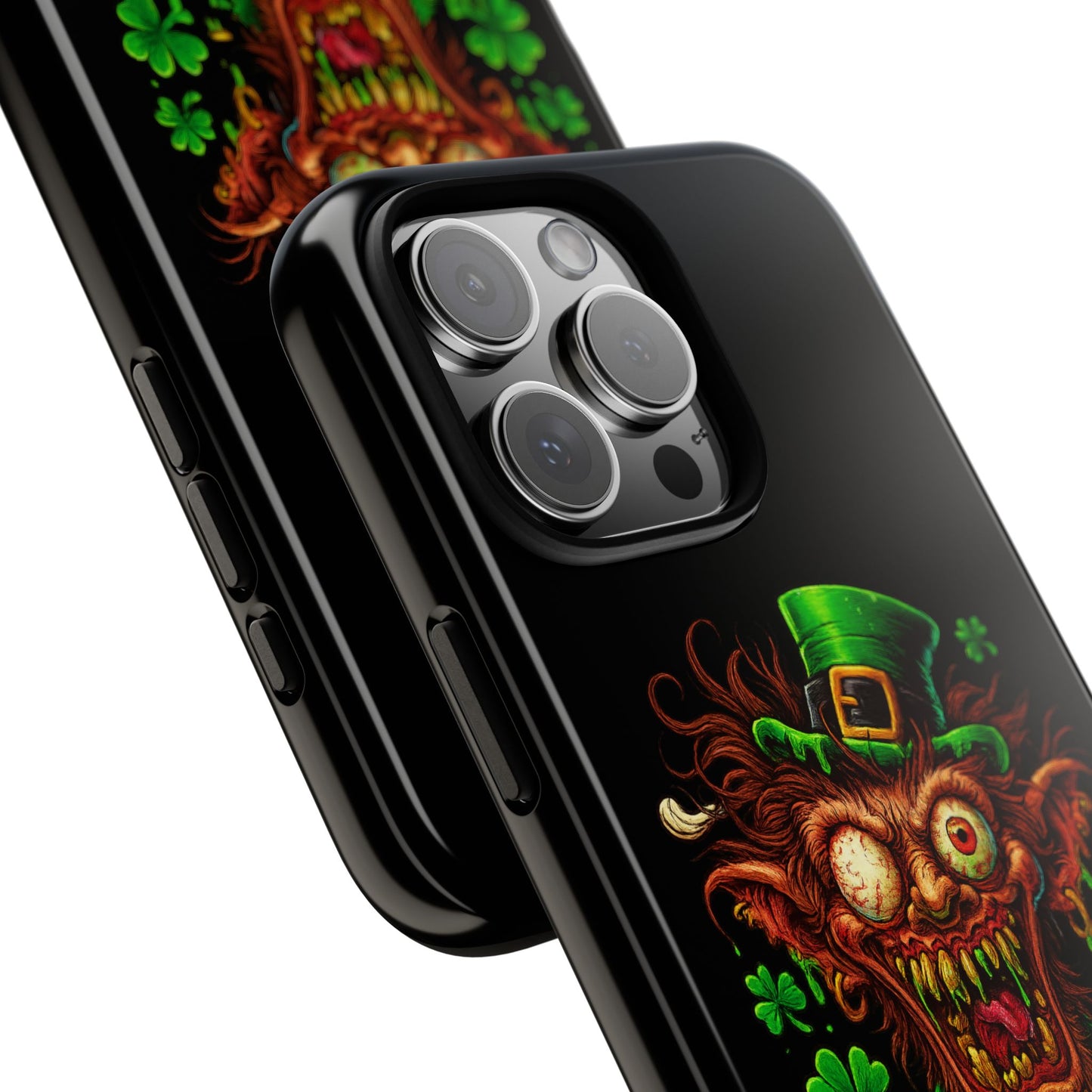 Radioactive Leprechaun Phone Case — "This Ain't Green, It's Radioactive Regret"