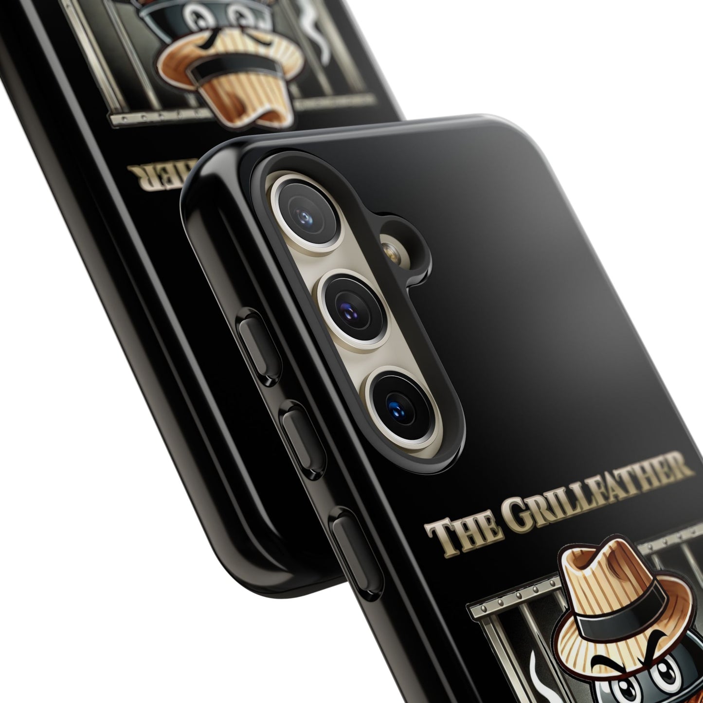 Grillfather Personalized Phone Case — Funny BBQ Smoker Design