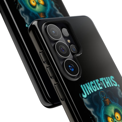 Phone Case - 'Jingle This, Santa' Spooky Holiday Protective Case