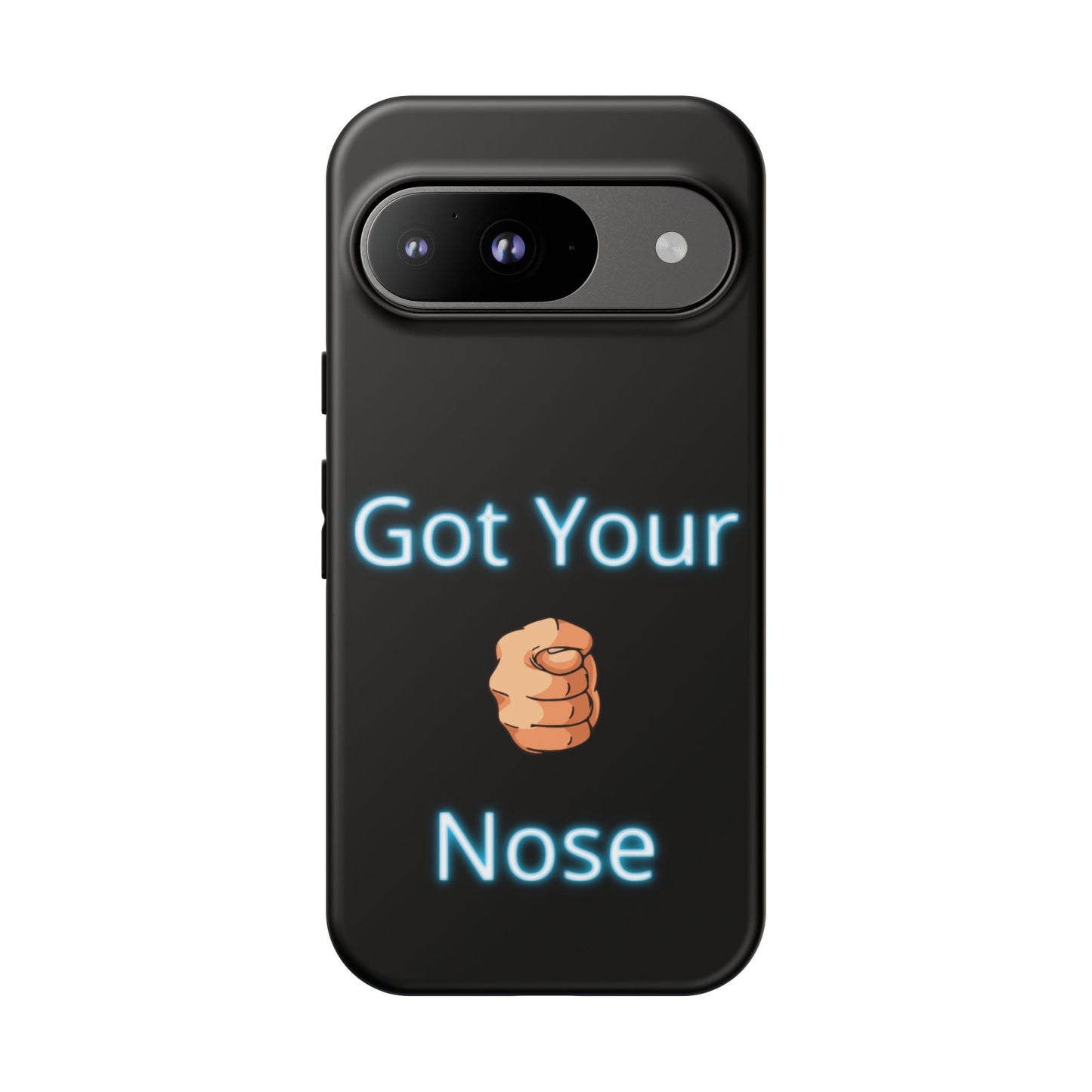 Got Your Nose Phone Case — Funny Neon Fist Design