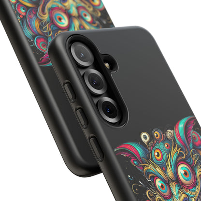 Psychedelic Mischief Phone Case — Colorful Grinning Monster Design