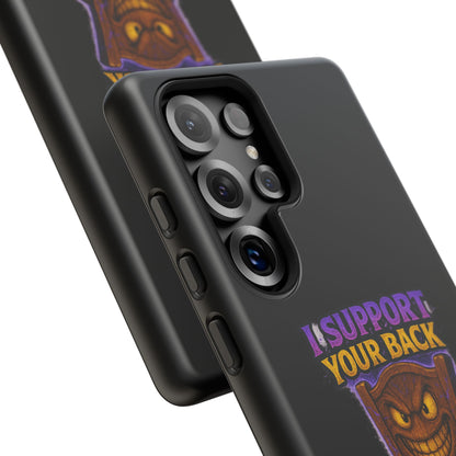 Phone Case — "I Support Your Back and Break Your Will" Funny Creepy Chair Design