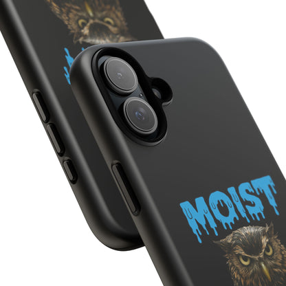 Moist Owlette Phone Case — Funny Owl Graphic Protective Case