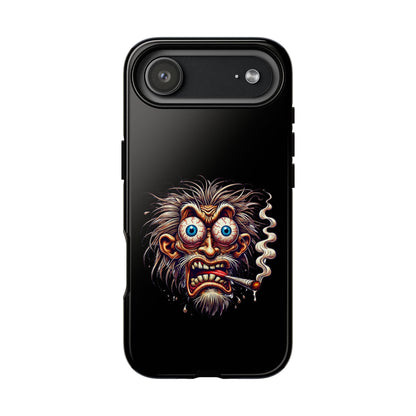 Phone Case — Wild Cartoon Monster Smoking Design