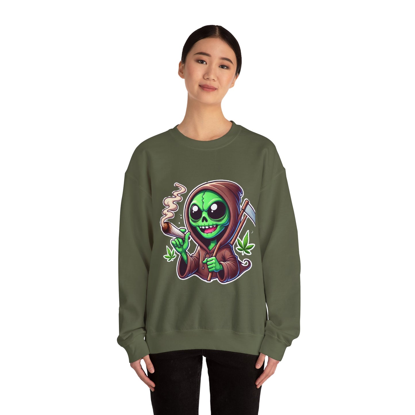 Stoner Reaper Alien Crewneck