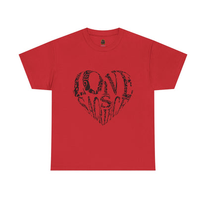 "Love" Artistic Heart T-Shirt