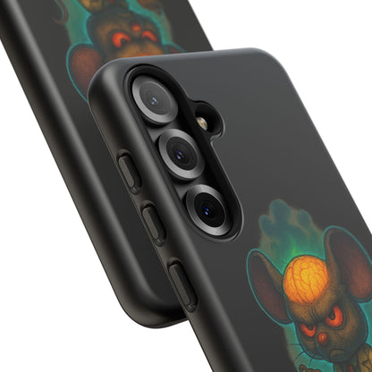 Phone Case — 'You'll Be Cheese in the Simulation' Angry Detective Mouse Graphic